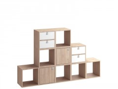 ETAGERE 2 CASES SPACEO KUB CHENE