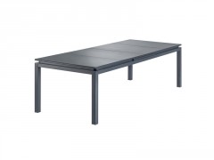 TABLE ODYSSEA 256/320X100 GRIS ANTHRACITE