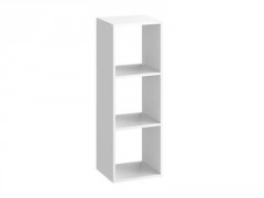 ETAGERE 3 CASES SPACEO KUB BLANC